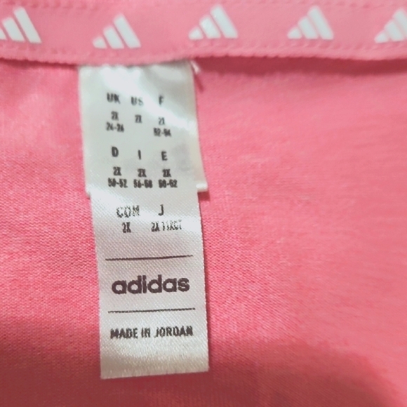 Adidas Women's Pink Muscle Tee AEROREADY - Picture 5 of 6